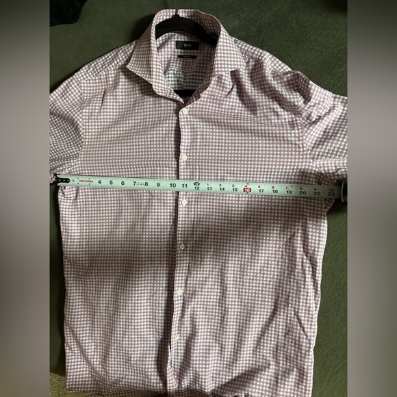 Boss Pink Casual Button Down Shirt - Picture 6 of 9